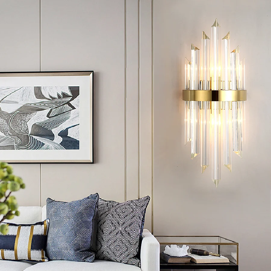 Modern Crystal Wall Light Interior LED Decor Creative Sconce Aisle Corridor Ambient Wall Lamp For Bedroom Living Room Cafe Hotel
Modern Crystal Wall Light Interior LED Decor Creative Sconce Aisle Corridor Ambient Wall Lamp For Bedroom Living Room Cafe Hotel