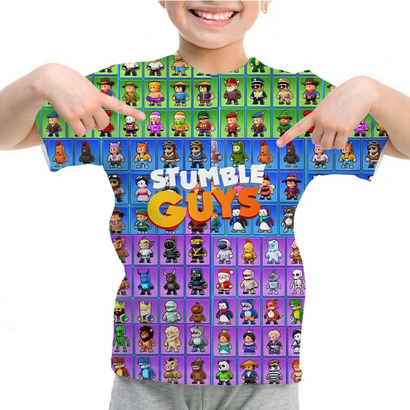 Game Stumble Guys T Shirt Boys Girl Tshirt O-neck Summer Tops Camiseta Kids T-Shirt Stumble Guys T-shirt Anime Children Clothing
Game Stumble Guys T Shirt Boys Girl Tshirt O-neck Summer Tops Camiseta Kids T-Shirt Stumble Guys T-shirt Anime Children Clothing