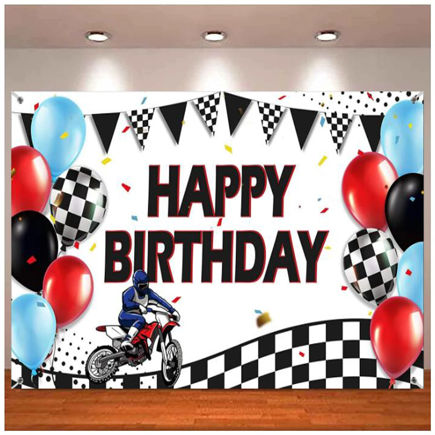 Dirt Bike Party Decor Motocross Birthday Party Supplies Backdrop Banner Motocross Racing Banner Balloons Tire Track Background
Dirt Bike Party Decor Motocross Birthday Party Supplies Backdrop Banner Motocross Racing Banner Balloons Tire Track Background