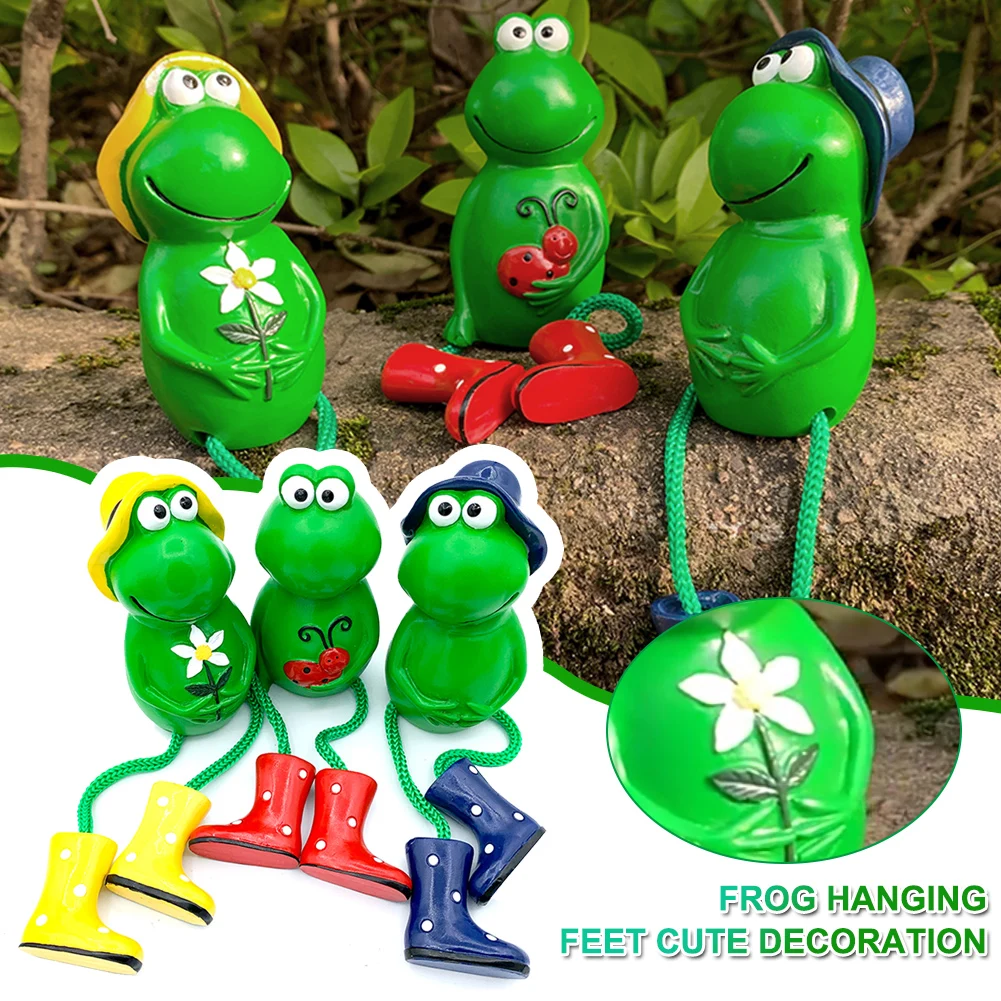 3Pcs/Set Garden Resin Sitting Frogs Statue With Dangling Legs Bonsai Decoration Outdoor Garden Flowerpot Decor Ship Fastdelivery
3Pcs/Set Garden Resin Sitting Frogs Statue With Dangling Legs Bonsai Decoration Outdoor Garden Flowerpot Decor Ship Fastdelivery
