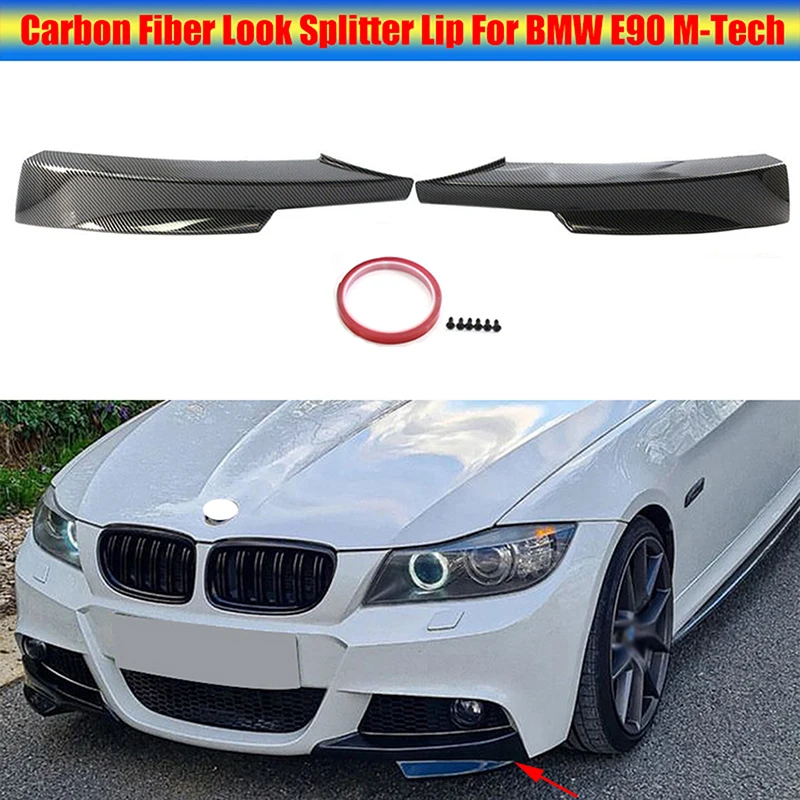 Carbon Fiber Look Front Bumper Side Splitter Lip Spoiler for BMW E91 Touring/Estate 2009-2012 with M-Tech Bumper LCI/Facelift
Carbon Fiber Look Front Bumper Side Splitter Lip Spoiler for BMW E91 Touring/Estate 2009-2012 with M-Tech Bumper LCI/Facelift