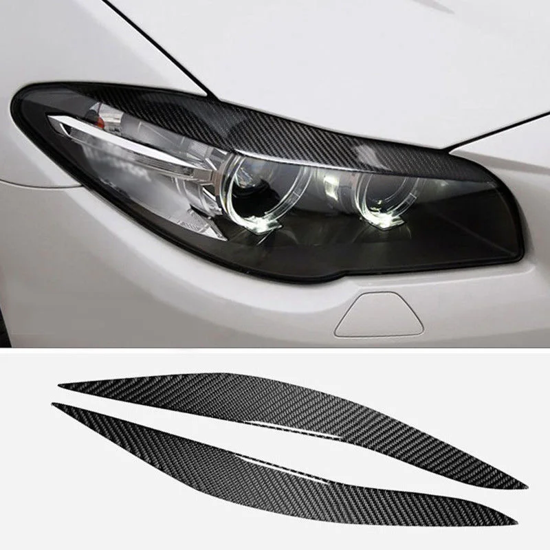 2Pcs Car Headlight Cover For BMW 5 Series F10 2010-2013 Car Headlight Cover Eyelids Lids Trim Stickers Carbon Fiber
2Pcs Car Headlight Cover For BMW 5 Series F10 2010-2013 Car Headlight Cover Eyelids Lids Trim Stickers Carbon Fiber