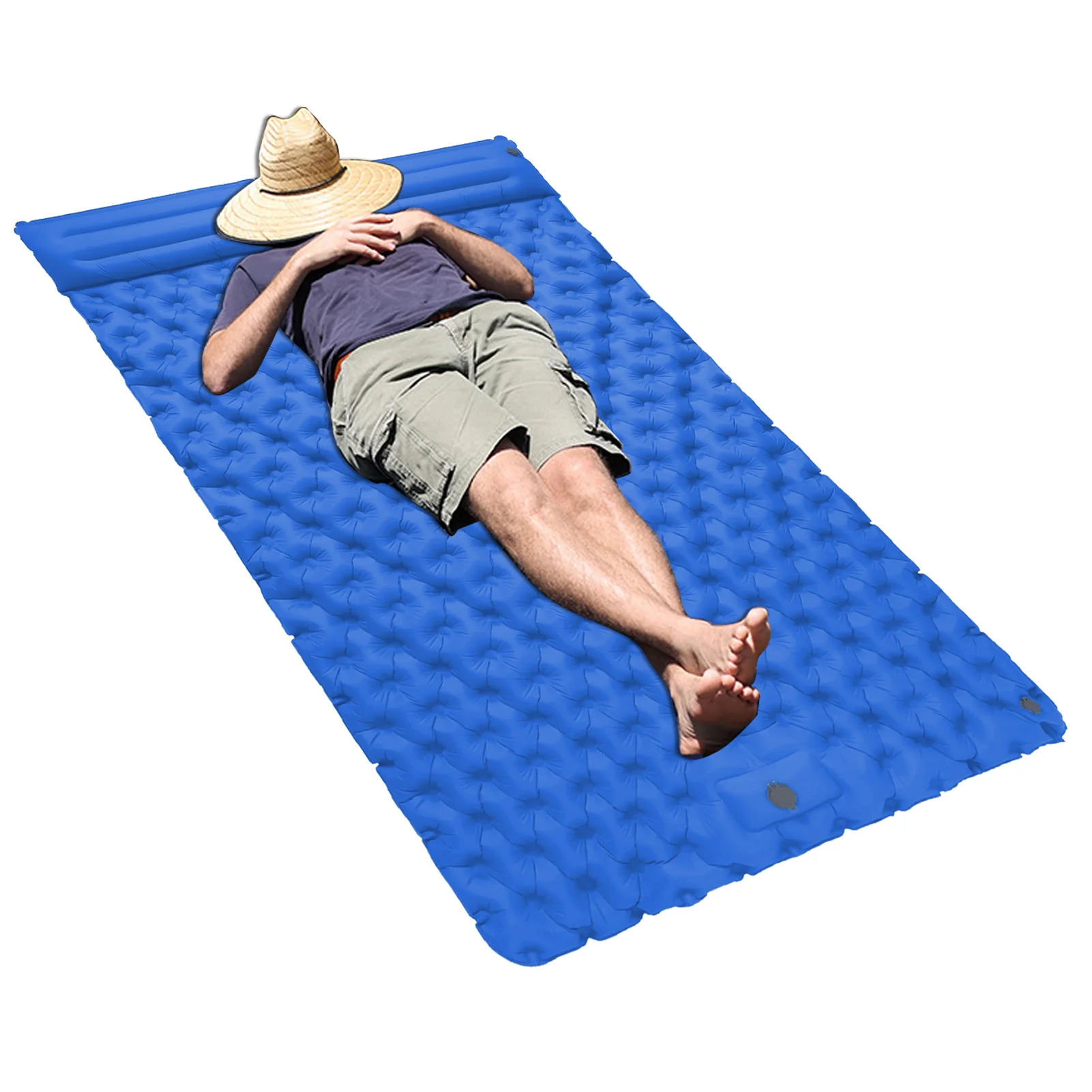 Self-Inflating Sleeping Pad Camping Mattress 2 Person Waterproof Double Sleeping Mat For Camping Hiking Traveling Build In Foot
Self-Inflating Sleeping Pad Camping Mattress 2 Person Waterproof Double Sleeping Mat For Camping Hiking Traveling Build In Foot