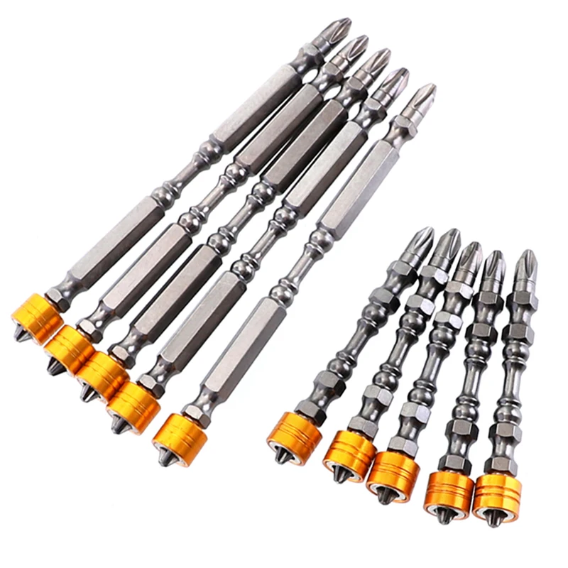 NEW 10pcs 65mm/110mm Screwdriver Bit Set Phillips Head PH2 Magnetic Bits 1/4'' Hex Shank D1 Steel For Electric Screw Driver
NEW 10pcs 65mm/110mm Screwdriver Bit Set Phillips Head PH2 Magnetic Bits 1/4'' Hex Shank D1 Steel For Electric Screw Driver