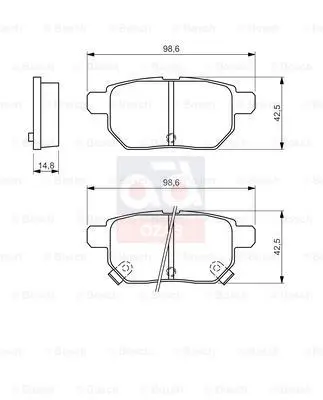 986494328 rear brake pad for
986494328 rear brake pad for