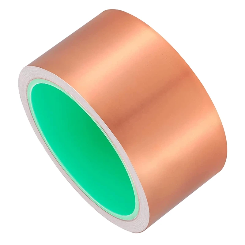 Copper Foil Tape 10Mx50 Mm Wide Adhesive Copper Foil Tape Barrier Tape Double Conductive Self-Adhesive Copper Foil Tape
Copper Foil Tape 10Mx50 Mm Wide Adhesive Copper Foil Tape Barrier Tape Double Conductive Self-Adhesive Copper Foil Tape