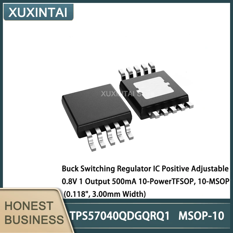 5Pcs/Lot TPS57040QDGQRQ1 TPS57040 Buck Switching Regulator IC Positive Adjustable 0.8V 1 Output 500mA 10-PowerTFSOP, 10-MSOP
5Pcs/Lot TPS57040QDGQRQ1 TPS57040 Buck Switching Regulator IC Positive Adjustable 0.8V 1 Output 500mA 10-PowerTFSOP, 10-MSOP