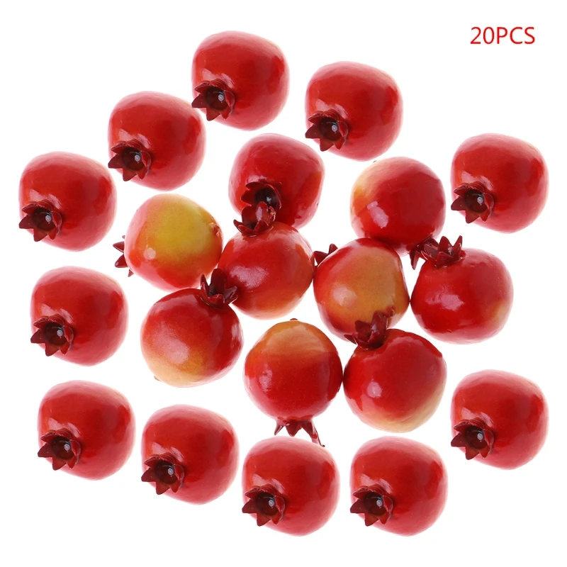 20pcs Lifelike Simulation Artificial Pomegranate Fake Fruit Home Party Vivid Foam Decoration
20pcs Lifelike Simulation Artificial Pomegranate Fake Fruit Home Party Vivid Foam Decoration