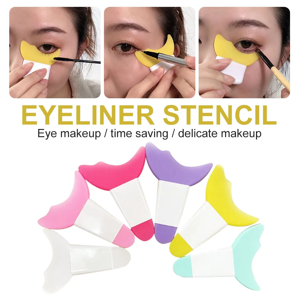 Multifunction Silicone Eyeliner Stencils Eye Makeup Template Mascara Baffle Eyeliner Eyeshadow Shaping Assistant Aid Makeup Tool
Multifunction Silicone Eyeliner Stencils Eye Makeup Template Mascara Baffle Eyeliner Eyeshadow Shaping Assistant Aid Makeup Tool