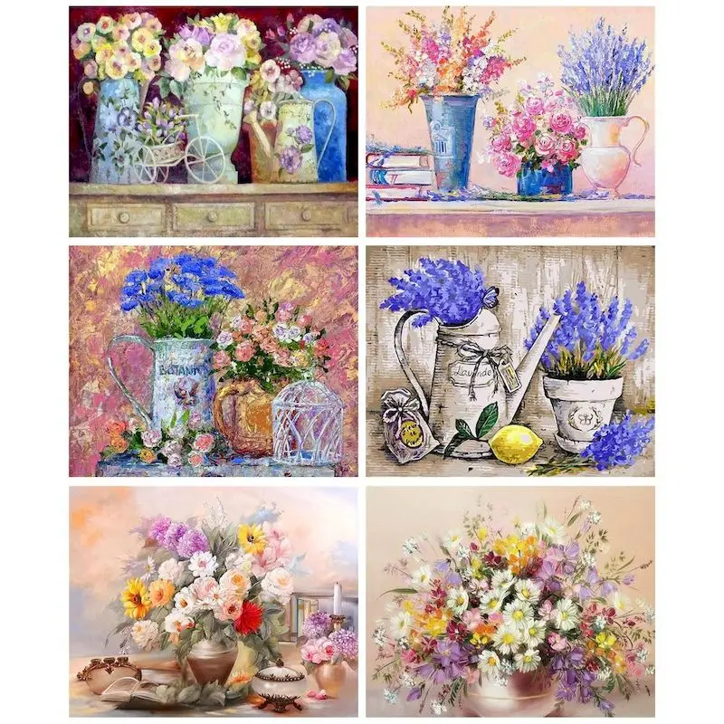 GATYZTORY Paint By Number Flower HandPainted Painting Art DIY Pictures By Numbers Vase Kits Drawing On Canvas Gift Home Decor
GATYZTORY Paint By Number Flower HandPainted Painting Art DIY Pictures By Numbers Vase Kits Drawing On Canvas Gift Home Decor