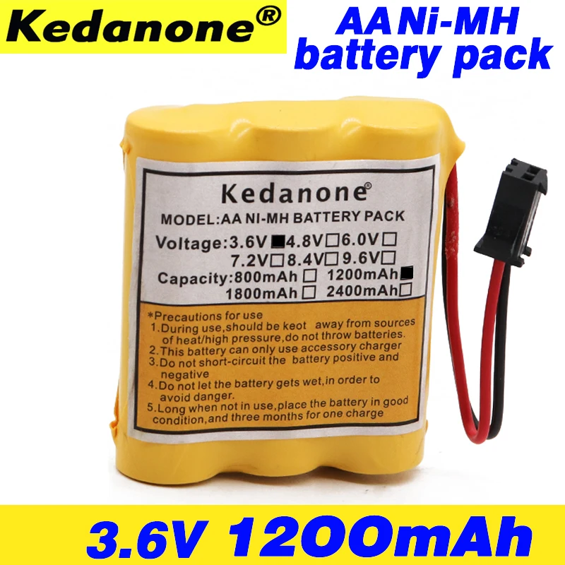100%original 1200mah Ni-Mh 3.6V AA rechargeable battery pack AA cell for RC Car helicopter toys LED light cordless phone SM plug
100%original 1200mah Ni-Mh 3.6V AA rechargeable battery pack AA cell for RC Car helicopter toys LED light cordless phone SM plug