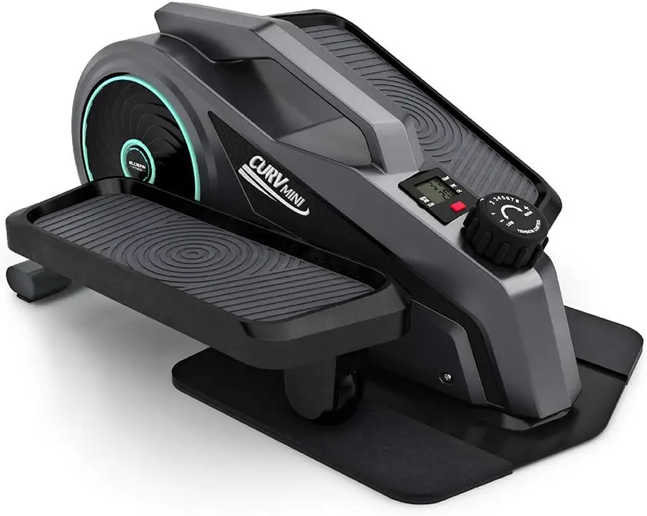 

Mini | Seated Under Desk Elliptical Trainer | Pedal Exerciser Machine | Adjustable Resistance | Quiet Flywheel Motor | LCD Scree