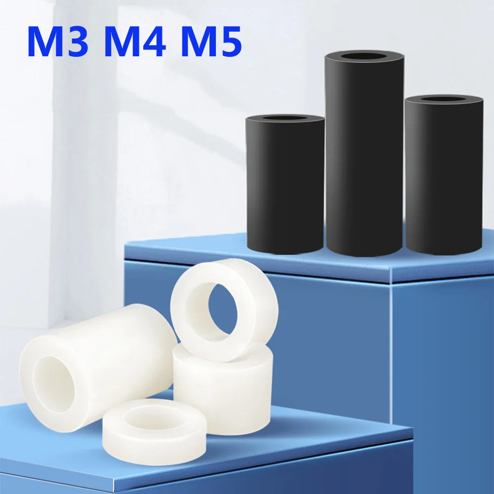 ABS Spacer 50pcs M3 M4 M5 White Black Nylon ABS Non-Threaded Hollowed Nylon Spacer Round Hollow Standoff Washer PCB Board Screw
ABS Spacer 50pcs M3 M4 M5 White Black Nylon ABS Non-Threaded Hollowed Nylon Spacer Round Hollow Standoff Washer PCB Board Screw