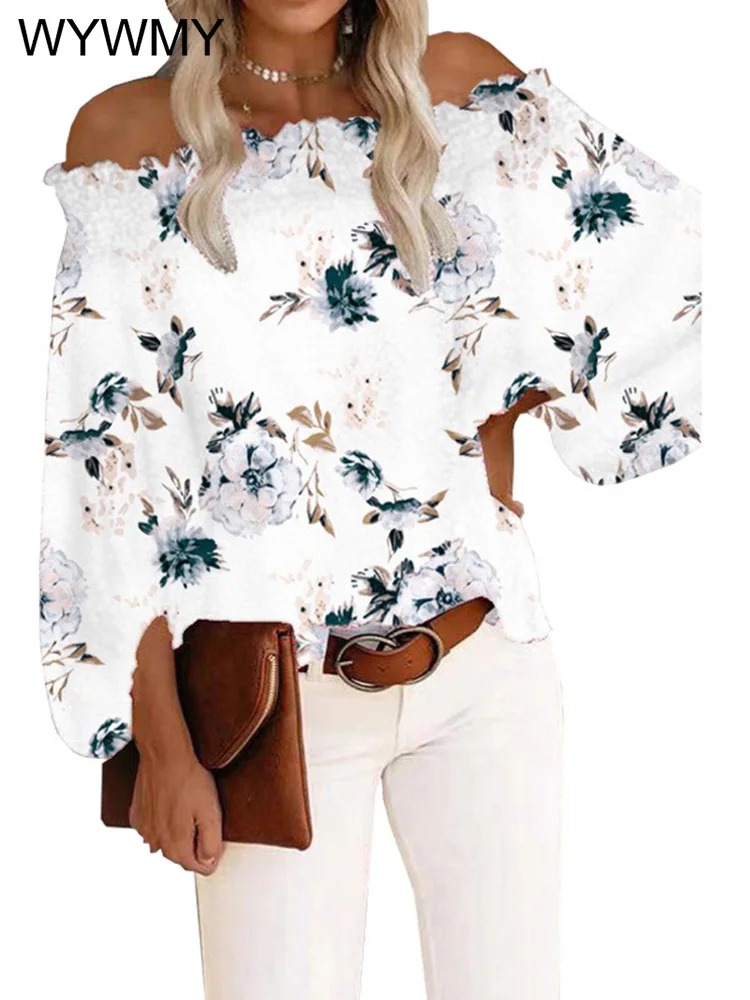 Блузка женская шифоновая с цветочным принтом, топ с открытыми плечами и длинным рукавом, шикарный пуловер с оборками и воротником-лодочкой, ...
Блузка женская шифоновая с цветочным принтом, топ с открытыми плечами и длинным рукавом, шикарный пуловер с оборками и воротником-лодочкой, ...
