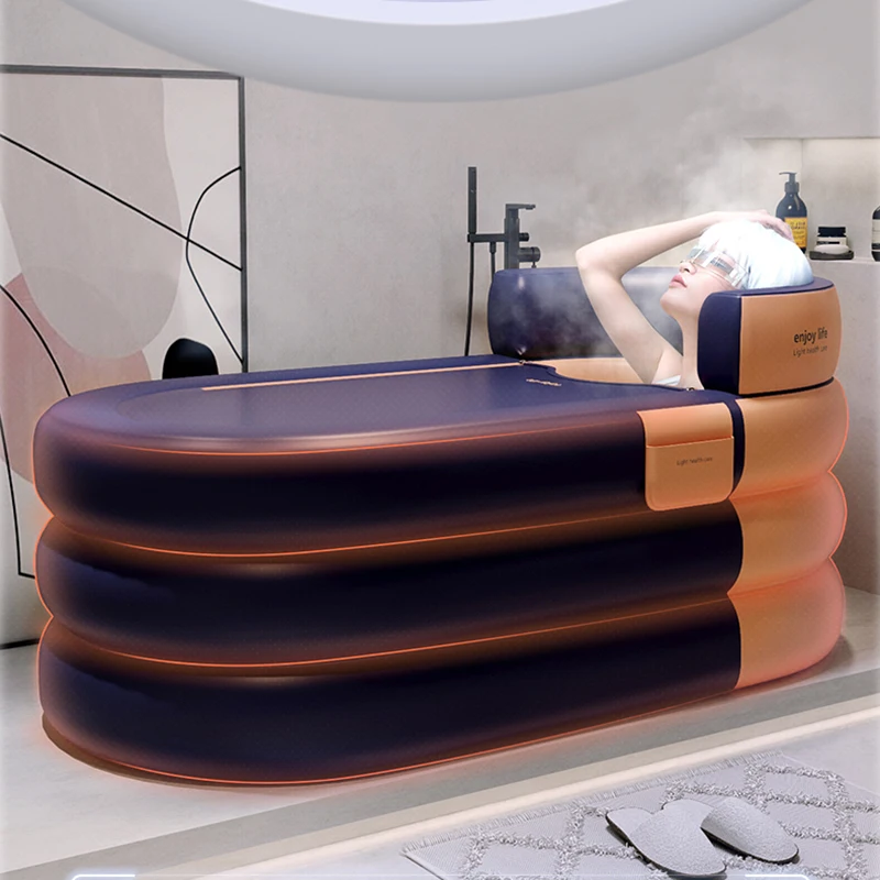 Large Pliable Bathtub Bubble Inflatable Adults Lid Folding Mobile Bathtub Lazy Reusable Voetenbad Household Merchandises
Large Pliable Bathtub Bubble Inflatable Adults Lid Folding Mobile Bathtub Lazy Reusable Voetenbad Household Merchandises