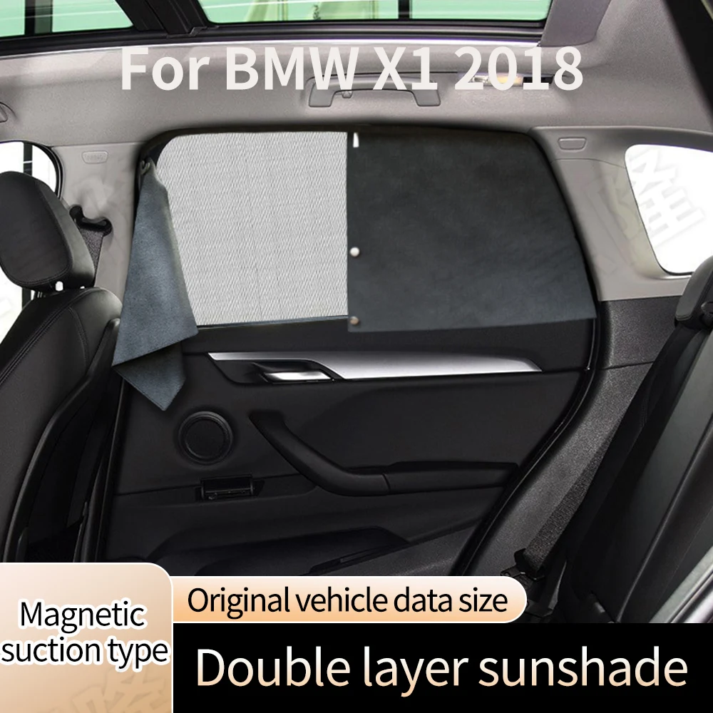 

Автомобильные полноразмерные шторы для BMW X1 2018 бархатные двухслойные оконные солнцезащитные шторы с оленем теплоизоляция и защита от солнц...
