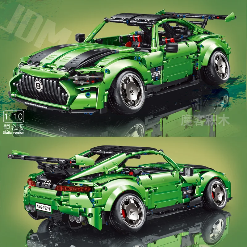 

Совместим с высокотехнологичным строительным блоком Lego Benz AMG-TG, суперспортивная Модель гоночного автомобиля, набор кирпичей, игрушки для де...