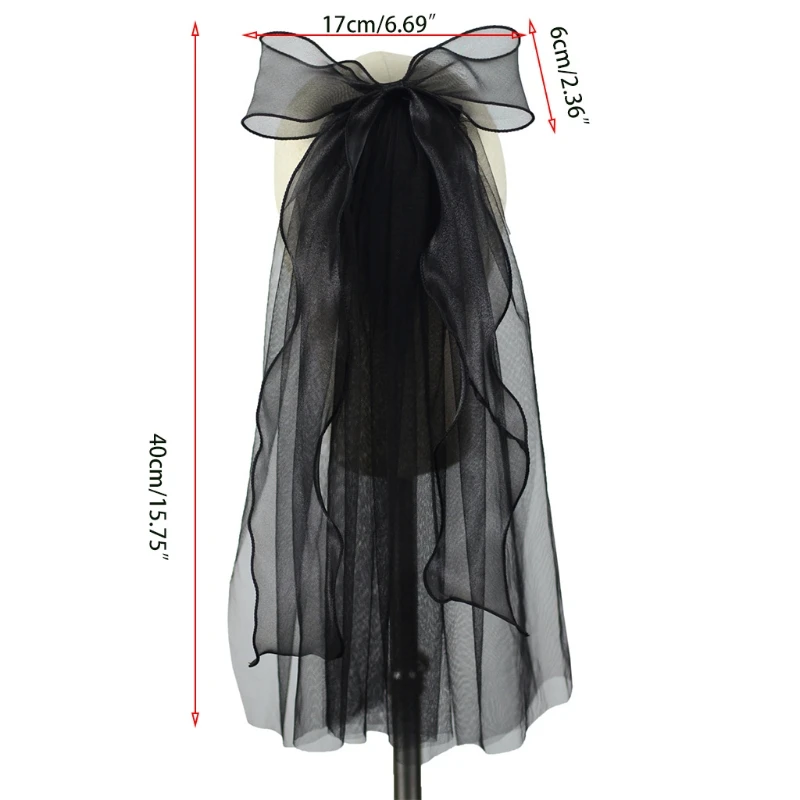 Wedding Bridal Veil with Clip 1 Layer Cut Edge Sheer Tulle with Bow for Bride Bridesmaid Flower Girl Short Length
Wedding Bridal Veil with Clip 1 Layer Cut Edge Sheer Tulle with Bow for Bride Bridesmaid Flower Girl Short Length