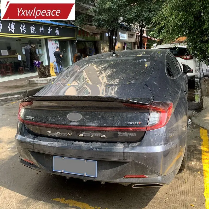 For Hyundai Sonata Spoiler 2019 2020 2021 ABS Material Rear Trunk Lip Wing Spoiler Car Tail Wing Decoration Body Kit Accessories
For Hyundai Sonata Spoiler 2019 2020 2021 ABS Material Rear Trunk Lip Wing Spoiler Car Tail Wing Decoration Body Kit Accessories