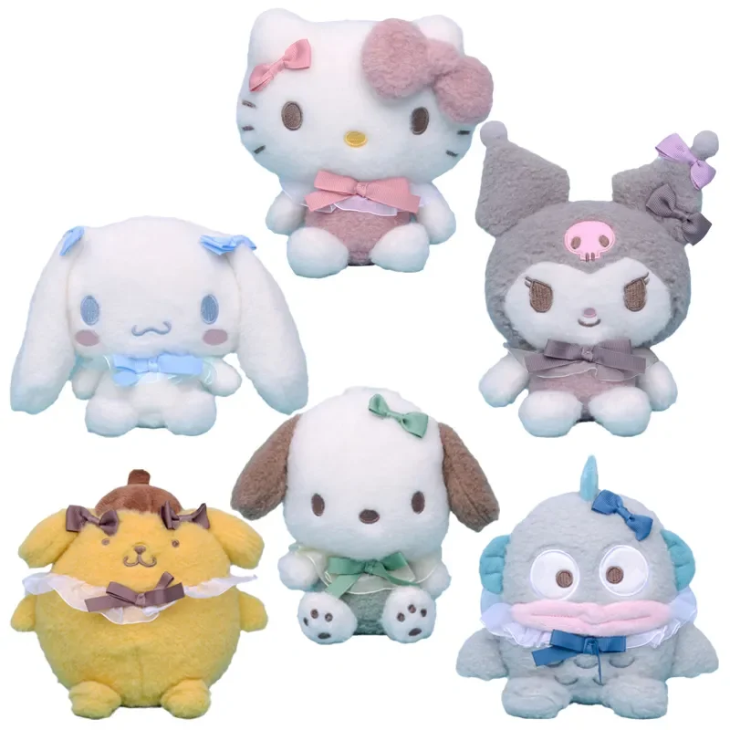 

Anime Kawaii Sanrios My Melody Kuromi Purin Dog Cinnamoroll Plush Toys Cartoon Animals Stuffed Plushie Doll Children Gift