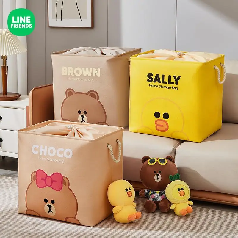 Line Friends Anime Brown Bear Sally Square Fabric Storage Bag Cartoon Large Capacity Storage Box Kawaii Toy Storage Boxes Gifts
Line Friends Anime Brown Bear Sally Square Fabric Storage Bag Cartoon Large Capacity Storage Box Kawaii Toy Storage Boxes Gifts