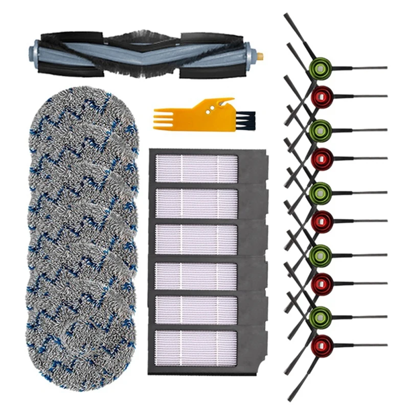 Main Side Brush Filter And Mop Pad Replacement Accessories For Ecovacs Deebot T10 Turbo Robotic Vacuum Cleaner 
Main Side Brush Filter And Mop Pad Replacement Accessories For Ecovacs Deebot T10 Turbo Robotic Vacuum Cleaner
