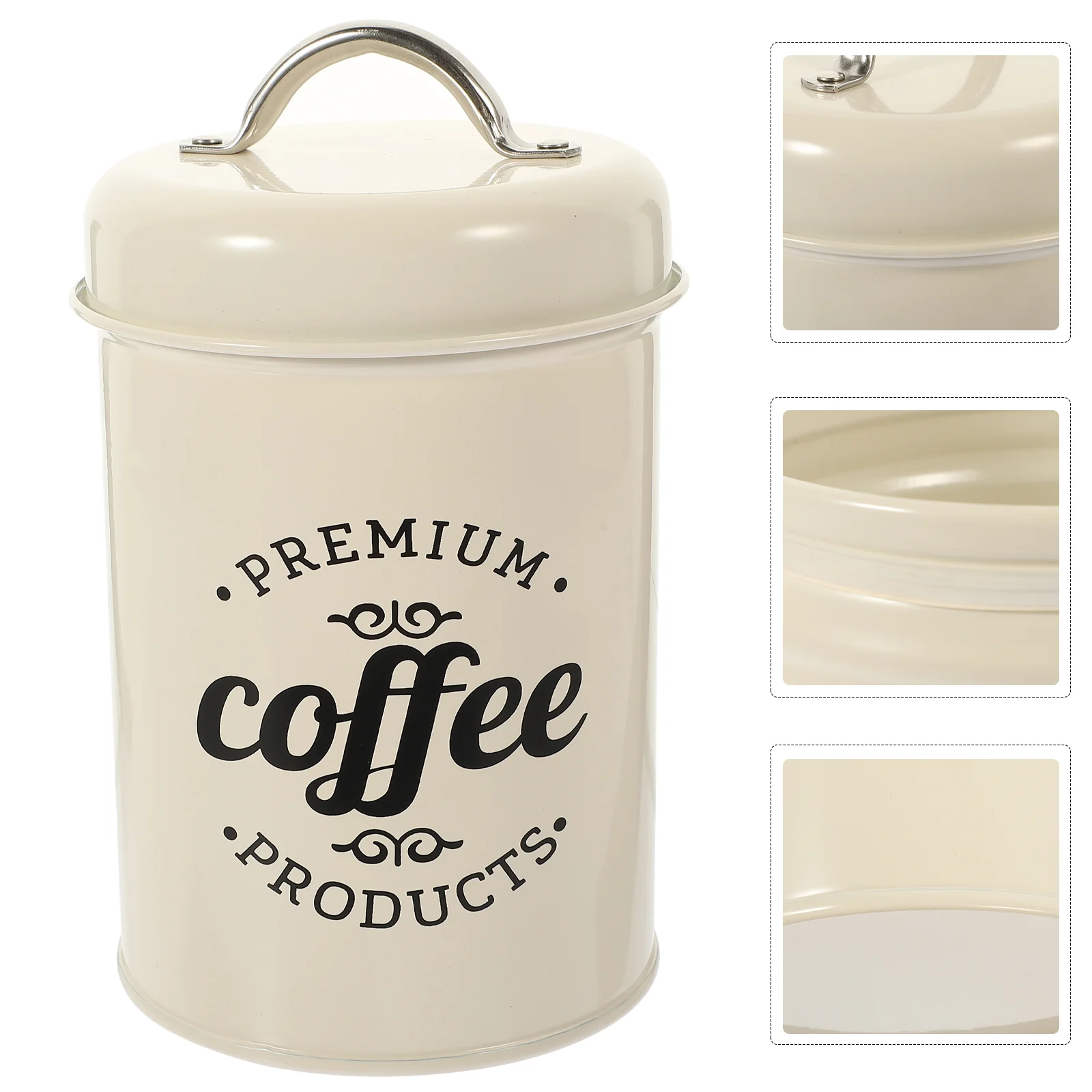 Canister Coffee Tea Sugar Set White Jar Metal Handle Jars Airtight Reusable Kitchen Farmhouse Iron Grey
Canister Coffee Tea Sugar Set White Jar Metal Handle Jars Airtight Reusable Kitchen Farmhouse Iron Grey