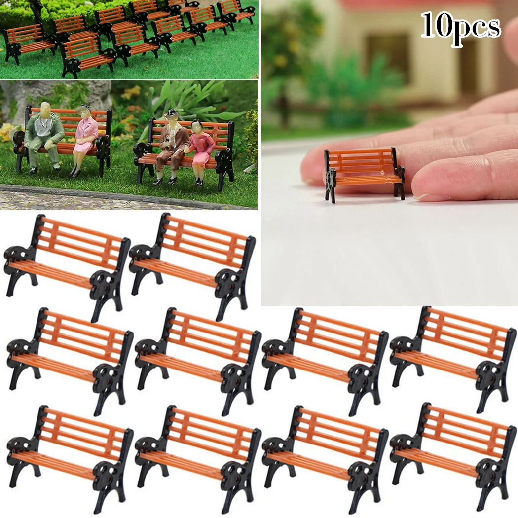 10 PCS Mini Park Bench Model Garden Decoration Miniature Craft DIY Chair Figurine Landscape Ornament Doll House Fairy Bonsai
10 PCS Mini Park Bench Model Garden Decoration Miniature Craft DIY Chair Figurine Landscape Ornament Doll House Fairy Bonsai