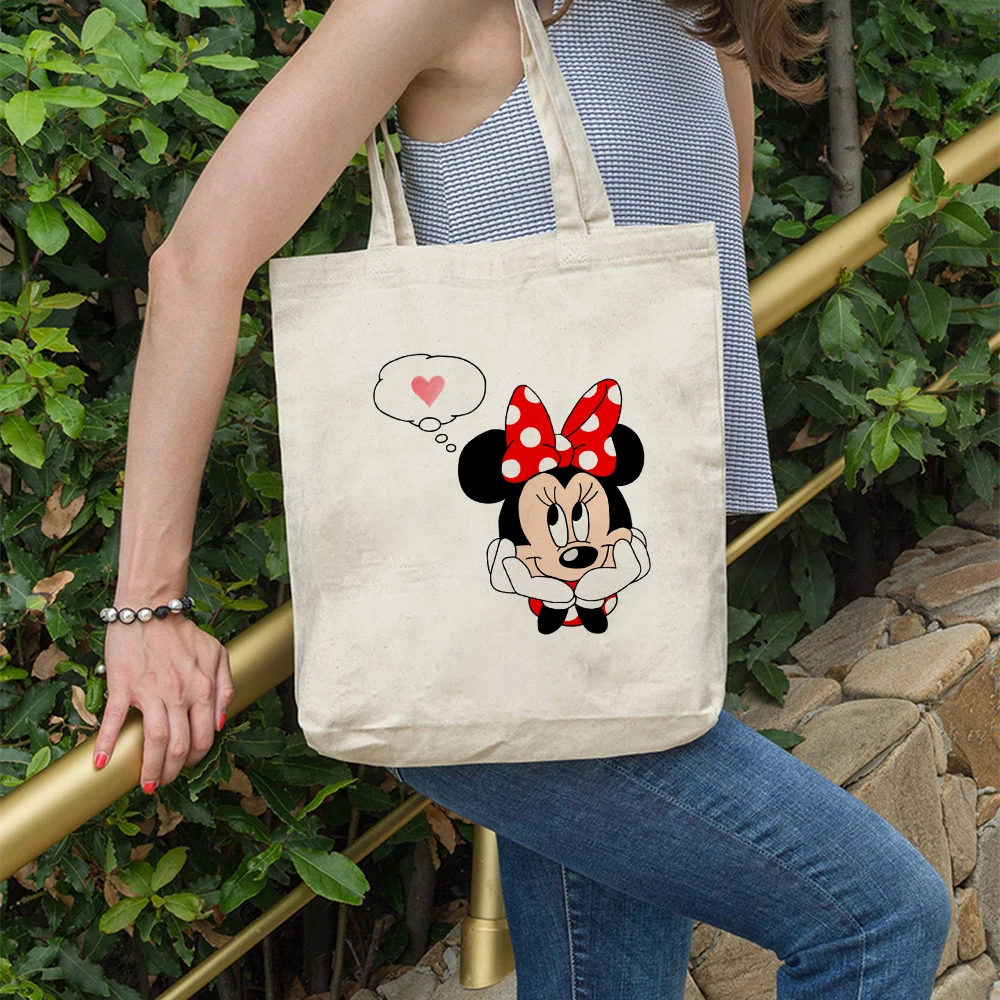 Disney Shopping Bag White Popular Minnie Cute Print Handbags Canvas Basic Outdoor Style Tote Bag Harajuku Graphic S-L Size
Disney Shopping Bag White Popular Minnie Cute Print Handbags Canvas Basic Outdoor Style Tote Bag Harajuku Graphic S-L Size