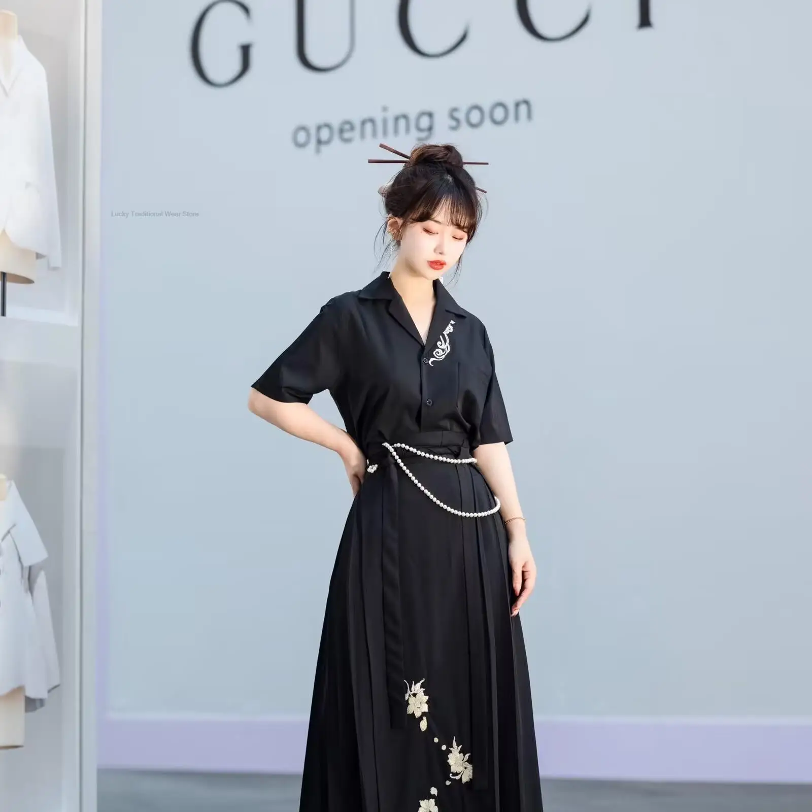 Chinese Improved Ancient Hanfu Set Modern Fashion Hanfu Dress Japanese Kimono Style Girl Casual Daily Hanfu Dress Set
Chinese Improved Ancient Hanfu Set Modern Fashion Hanfu Dress Japanese Kimono Style Girl Casual Daily Hanfu Dress Set