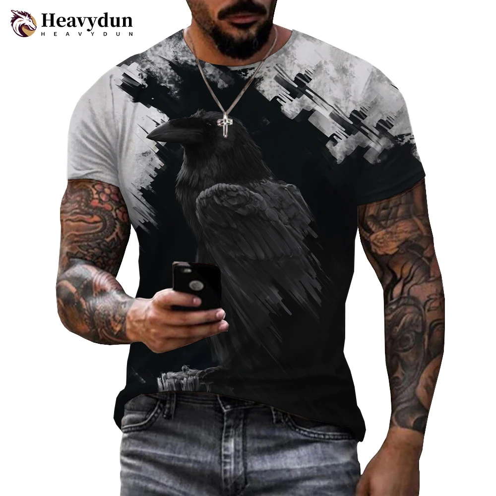 Animal Print 3D T-shirt Animal Raven Bird Design Harajuku Streetwear Oversized Tops Men Women Summer Fashion Casual Short Sleeve
Animal Print 3D T-shirt Animal Raven Bird Design Harajuku Streetwear Oversized Tops Men Women Summer Fashion Casual Short Sleeve