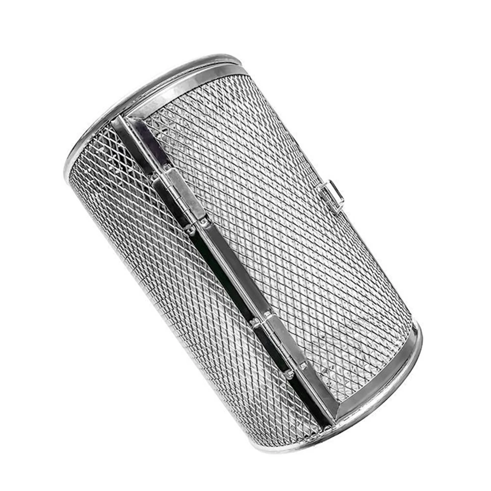 Round Rotisserie Basket Kitchen BBQ Stainless Steel Mesh BBQ Drum Chili Roaster Drum Oven Mesh Roasts Baking Grilling Basket
Round Rotisserie Basket Kitchen BBQ Stainless Steel Mesh BBQ Drum Chili Roaster Drum Oven Mesh Roasts Baking Grilling Basket