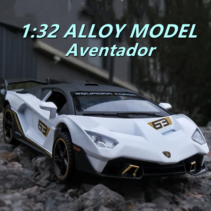 1:32 Aventador SC18 Alston Alloy Racing Car Model Diecasts Metal Toy Sports Car Model Simulation Sound Light Childrens Toy Gift
1:32 Aventador SC18 Alston Alloy Racing Car Model Diecasts Metal Toy Sports Car Model Simulation Sound Light Childrens Toy Gift