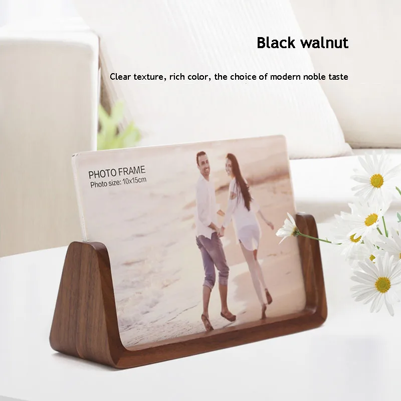 Wooden U-shaped Photo Frame Creative Base Photo Frame Set Photo Black Walnut Beech Wood Acrylic Photo Frame Modern Decor
Wooden U-shaped Photo Frame Creative Base Photo Frame Set Photo Black Walnut Beech Wood Acrylic Photo Frame Modern Decor