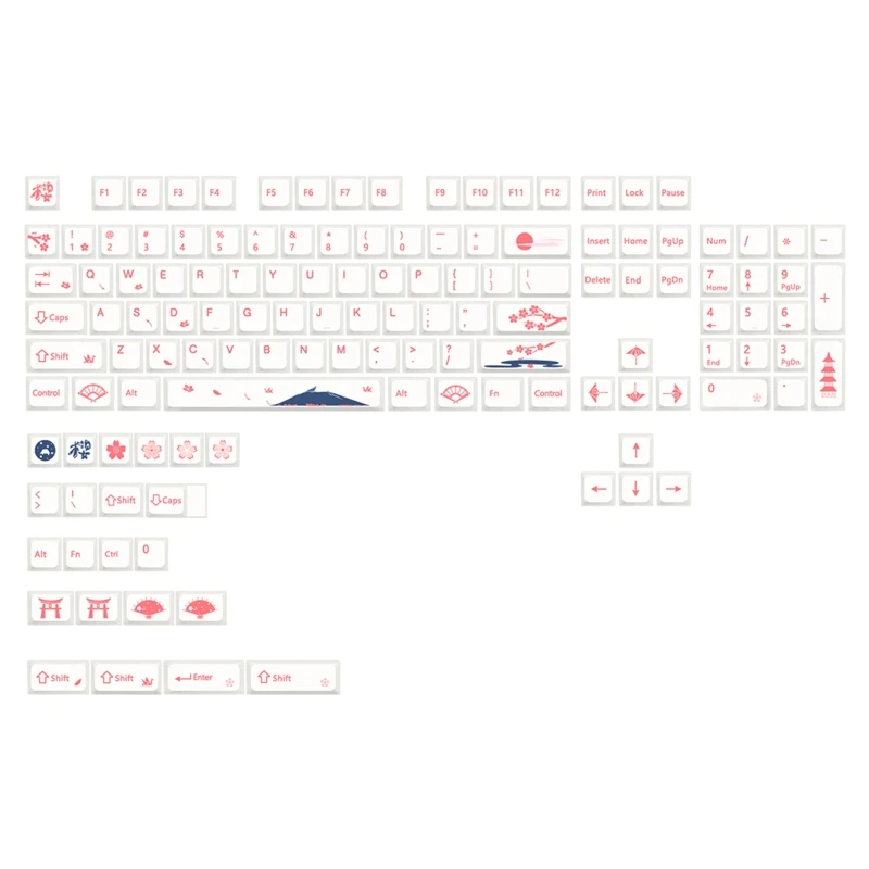 Колпачки для клавиш Cherry Blossom, красящая клавиатура Sub PBT XDA, колпачки для механической клавиатуры GK61/64/68/ 87/104/108 с 133 клавишами, японский и англий...
Колпачки для клавиш Cherry Blossom, красящая клавиатура Sub PBT XDA, колпачки для механической клавиатуры GK61/64/68/ 87/104/108 с 133 клавишами, японский и англий...