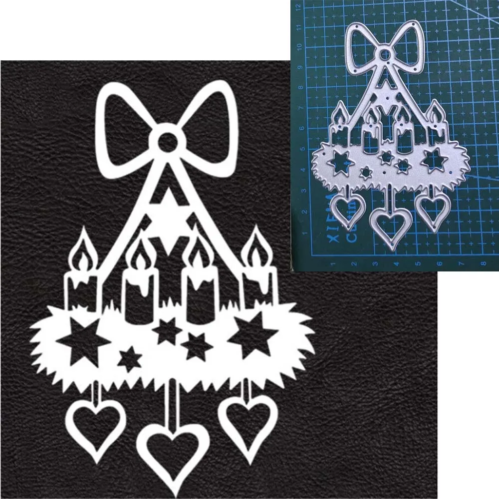 Love Heart Candle Bow Craft Metal Cutting Die Scrapbook Embossed Paper Card Album Craft Template Stencil Dies DIY
Love Heart Candle Bow Craft Metal Cutting Die Scrapbook Embossed Paper Card Album Craft Template Stencil Dies DIY