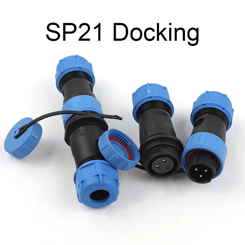 SP21 IP68 Docking Waterproof Connector 2/3/4/5/7/9/12 Pin Industrial Power Aviation Connectors Male Plug&Female Socket
SP21 IP68 Docking Waterproof Connector 2/3/4/5/7/9/12 Pin Industrial Power Aviation Connectors Male Plug&Female Socket