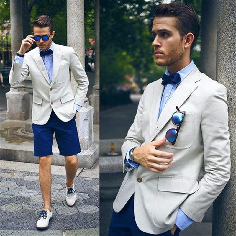 2022 Custom Made Summer Beach Jacket With Short Pant Two Buttons Terno Masculino 2Pieces Notch Lapel Men Suit (Jacket+Pant+Tie)
2022 Custom Made Summer Beach Jacket With Short Pant Two Buttons Terno Masculino 2Pieces Notch Lapel Men Suit (Jacket+Pant+Tie)