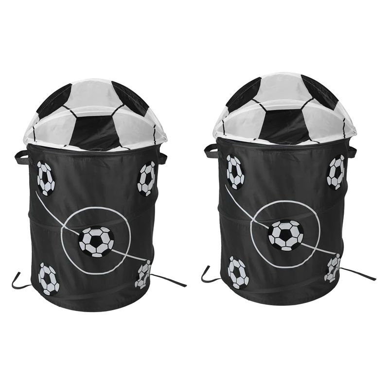 2X Football Modeling Collapsible Laundry Basket Storage Barrels Storage Barrel Polyester Cloth Toy Store
2X Football Modeling Collapsible Laundry Basket Storage Barrels Storage Barrel Polyester Cloth Toy Store