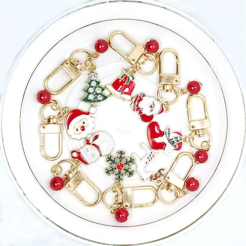 New Classic Christmas Accessories Keychain Cute Enamel Alloy Santa Snowflake Socks Tree Key Pendant Jewelry Wholesale Gift
New Classic Christmas Accessories Keychain Cute Enamel Alloy Santa Snowflake Socks Tree Key Pendant Jewelry Wholesale Gift