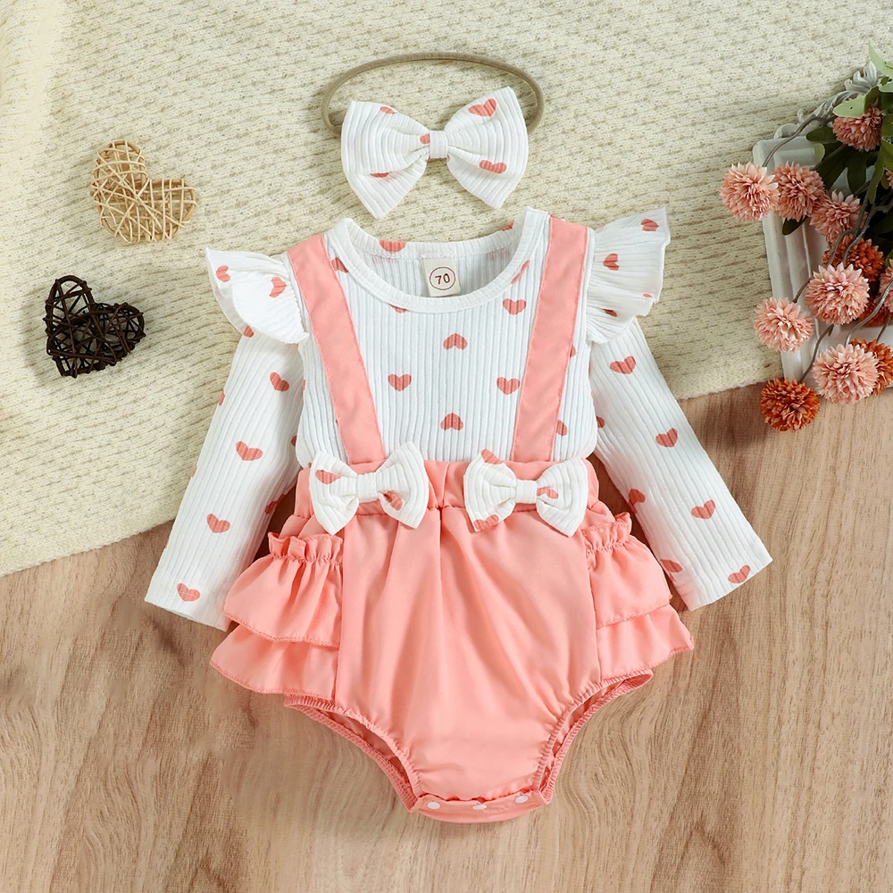 3-18M Toddler Romper Dress Newborn Infant Baby Girls Outfit Spring Long Sleeve Floral Romper Tops+ Ruffled Dress Baby Clothes
3-18M Toddler Romper Dress Newborn Infant Baby Girls Outfit Spring Long Sleeve Floral Romper Tops+ Ruffled Dress Baby Clothes