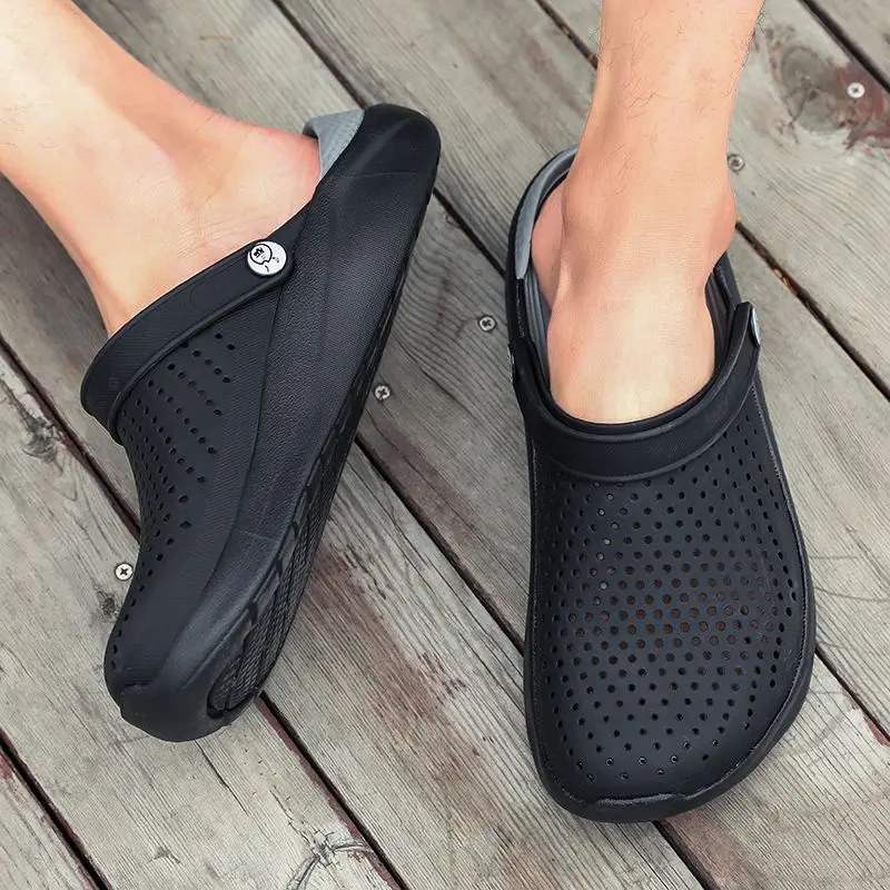 Unisex Summer Clogs Woman Men Plus Size Beach Sandals Breathable Water Shoes Male's Slip On Garden Slippers Fashion 2023 New
Unisex Summer Clogs Woman Men Plus Size Beach Sandals Breathable Water Shoes Male's Slip On Garden Slippers Fashion 2023 New