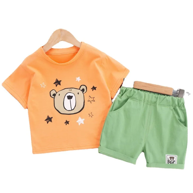 Children's Clothing 2022 Summer Cotton Suit Baby Shorts T-shirt Cartoon Pattern Bear Kids Clothes Girls Outfits Fashion Clothes
Children's Clothing 2022 Summer Cotton Suit Baby Shorts T-shirt Cartoon Pattern Bear Kids Clothes Girls Outfits Fashion Clothes