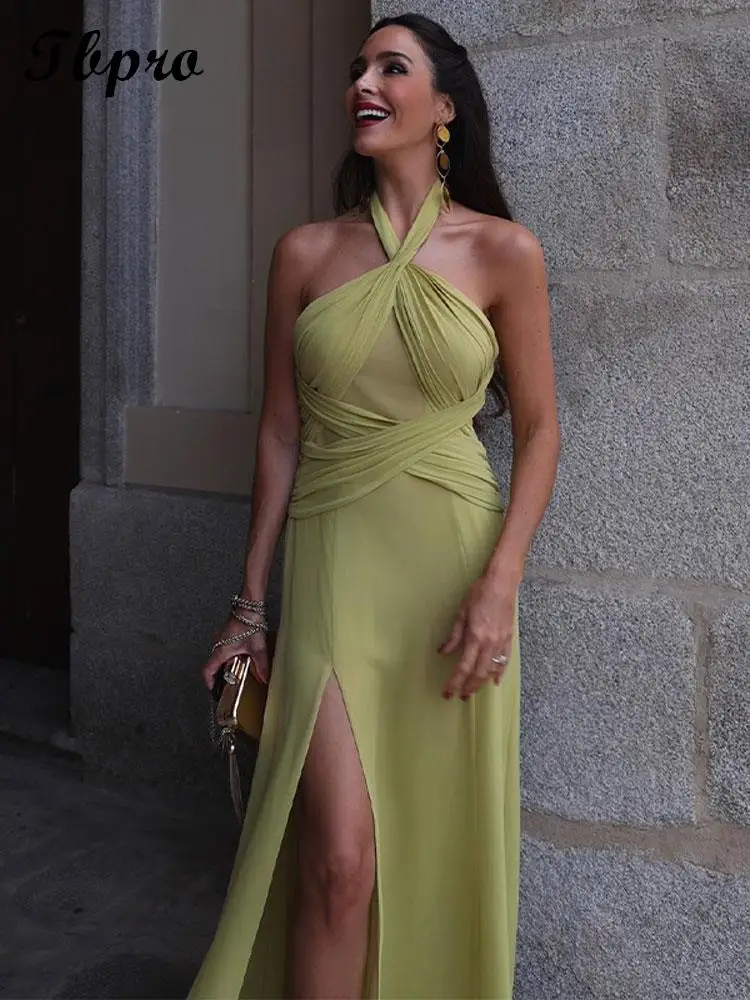 Элегантное однотонное платье с лямкой на шее для выпускного вечера, женское модное плиссированное платье без рукавов с перекрестными лямка...
Элегантное однотонное платье с лямкой на шее для выпускного вечера, женское модное плиссированное платье без рукавов с перекрестными лямка...