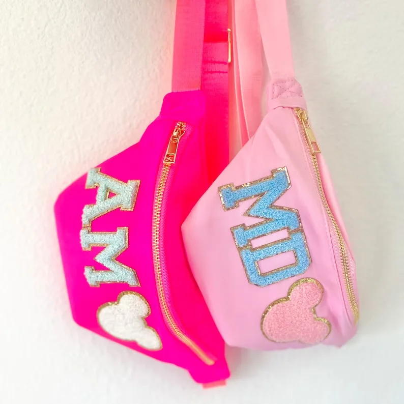 Hot Sale Stock Fanny Pack Personalized Glitter Chenille Patches Women Sport Running Nylon Waterproof Waist Bag
Hot Sale Stock Fanny Pack Personalized Glitter Chenille Patches Women Sport Running Nylon Waterproof Waist Bag