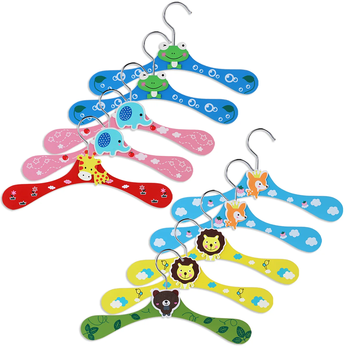 10pcs Wooden Hangers Durable Portable Practical Wooden Clothes Hangers Wood Clothes Rack Cartoon Hangers for Outside
10pcs Wooden Hangers Durable Portable Practical Wooden Clothes Hangers Wood Clothes Rack Cartoon Hangers for Outside