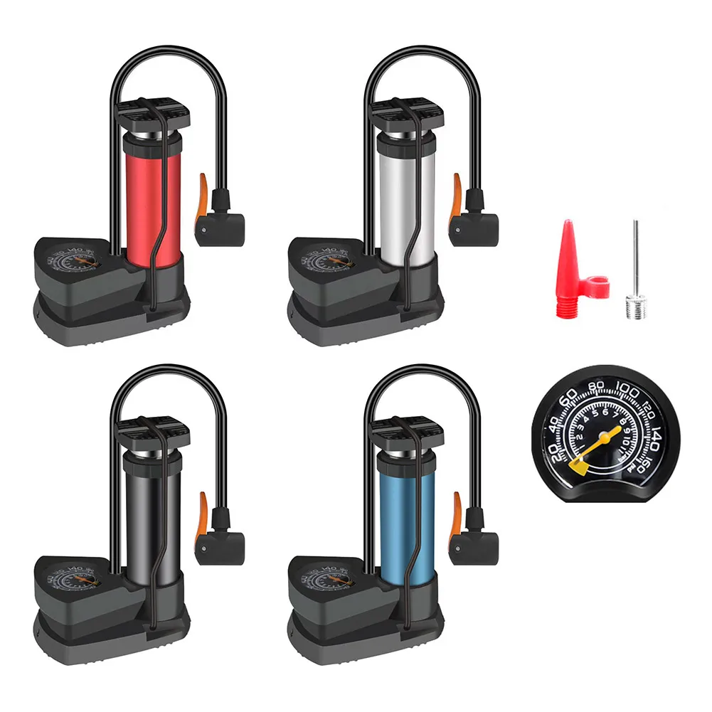 Bicycle Pump With 160PSI Gauge Aluminum Alloy Foot Pedal MTB Bike Tire Air Pump Portable Full Sealed Manual Tire Pump Accessory
Bicycle Pump With 160PSI Gauge Aluminum Alloy Foot Pedal MTB Bike Tire Air Pump Portable Full Sealed Manual Tire Pump Accessory
