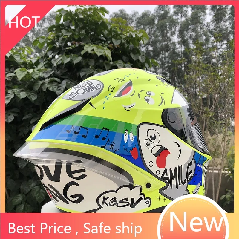 Four Seasons Breathable Men And Women Motorcycle Helmet Racing Helmet Full Face Helmet Small Wing FAST
Four Seasons Breathable Men And Women Motorcycle Helmet Racing Helmet Full Face Helmet Small Wing FAST