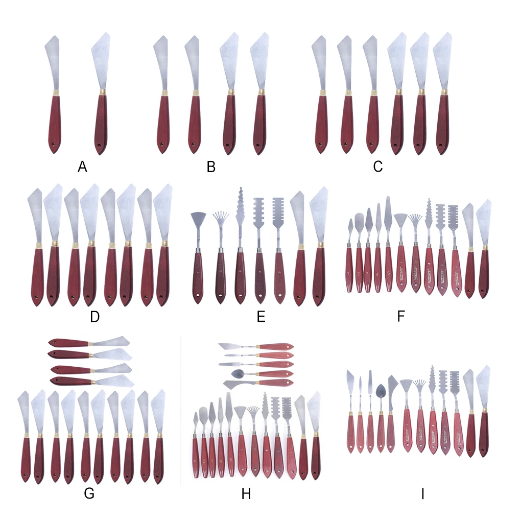 Painting Mixing Scraper Stainless Steel Palette Sturdy Smudging Special-shaped Art Spatula Drawing Accessories 4pcs
Painting Mixing Scraper Stainless Steel Palette Sturdy Smudging Special-shaped Art Spatula Drawing Accessories 4pcs