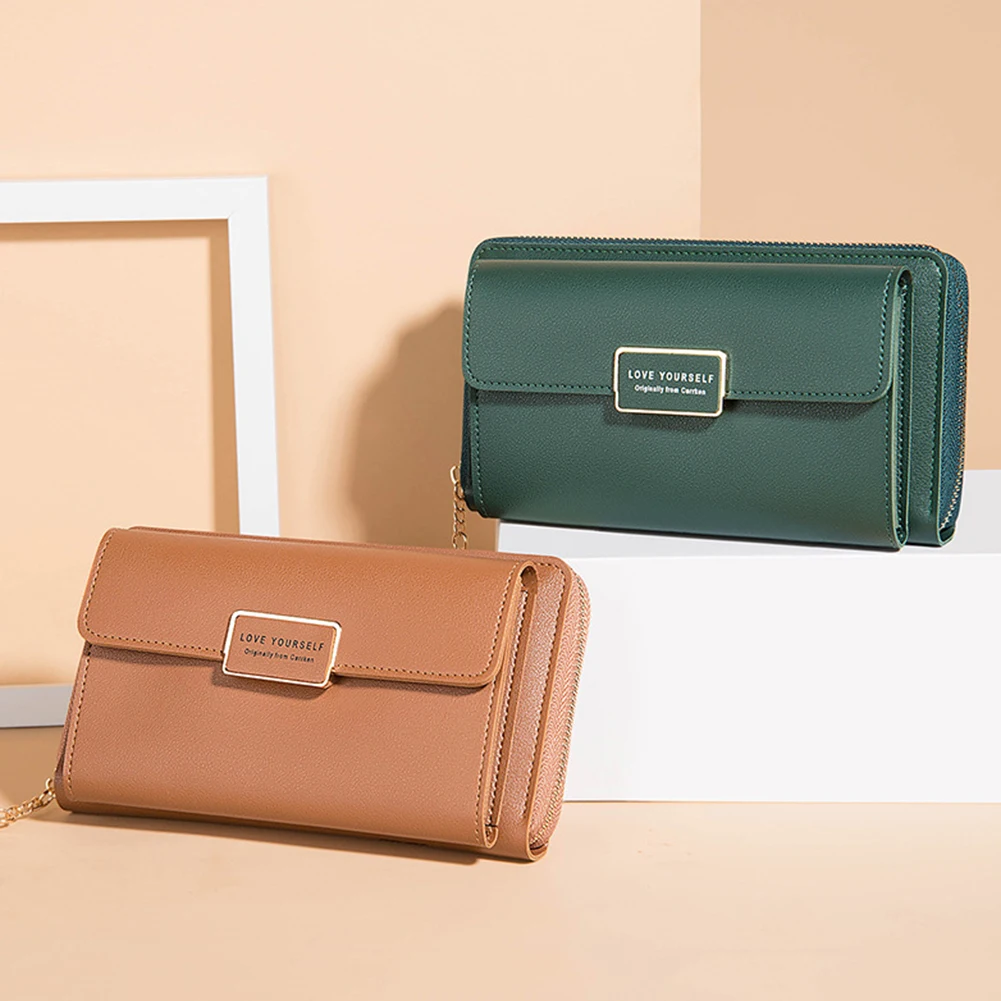 Ladies Long Wallet Fashion Double Layer Mobile Phone Bag Zipper Bag Simple Large Capacity Shoulder Bag Messenger Bag Women
Ladies Long Wallet Fashion Double Layer Mobile Phone Bag Zipper Bag Simple Large Capacity Shoulder Bag Messenger Bag Women